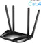 Cudy LT400 - LTE Router - 150/50 Mbps LTE-snelheid - 300 Mbps Wi-Fi - 4x High Gain antennes - 2,4GHz