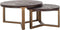 Richmond Interiors Salontafel Cromford Mill set van 2 (Brushed Gold)
