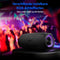 MEDION P61746 - Draagbare Bluetooth luidspreker - 2x 15 W RMS bass boost RGB lichteffecten IPX7 waterbescherming antraciet