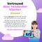 Spoused K10 - Kindertablet - 10.1 Inch - 64GB - 4GB RAM - 6000 mAh - Paars