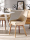 Set van 2 eetkamerstoelen MELFORT Zandbeige