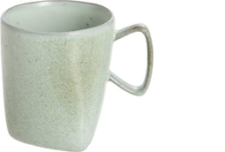 J-Line Spikkel kopje - porselein - munt - 12 stuks - woonaccessoires