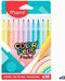 Set Viltstiften Maped Color' Peps Multicolour 10 Onderdelen (12 Stuks)