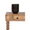 Vaas Home ESPRIT Donker grijs Kristal Modern 18 x 18 x 22 cm