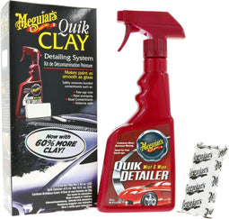 Meguiar's Quik Clay Starter Kit - Auto klei - 50g clay bar en 473ml Quik Detailer