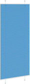 vidaXL - Plissé - rolgordijn - 85x200 - cm - stofbreedte - 84,4 - cm - polyester - blauw