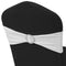 vidaXL - Decoratief - stoellint - met - een - diamant - 25 - stuks - (wit)