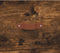 vidaXL - Nachtkastje - 40x35x47,5 - cm - bewerkt - hout - gerookt - eikenkleurig