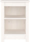 vidaXL - Nachtkastje - 40x35x55 - cm - massief - grenenhout - wit