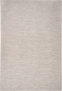 DERINCE - Laagpolig vloerkleed - Beige - 200 x 300 cm - Katoen