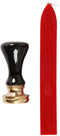 Zegel set, d: 17 mm, 1 set, rood