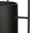 Mica Decorations Porte - Bloempot op standaard - L20 x B20 x H50 cm - Metaal - Zwart