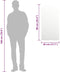 vidaXL - Spiegel - 90x45 - cm - glas