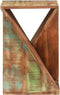 vidaXL - Bijzettafel - 35x35x55 - cm - massief - gerecycled - hout