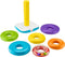 Fisher Price Grote kleurenringpiramide - Stapelringen - 35,5 cm hoog