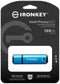 Kingston IronKey VP50 - USB 3.2 Type-C - 128GB 250MB/s Lezen 180MB/s Schrijven - Blauw