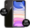 iMoshion Screenprotector Geschikt voor iPhone 11 / 12 / 12 Pro / Xr Inclusief Camera Lens protector - iMoshion Screenprotector Folie 3 Pack + Camera Protector Glas