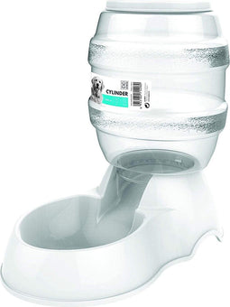 M-pets Voerautomaat 3,5 Liter 20 X 32 Cm Wit/transparant