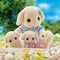 Sylvanian Families 5735 Familie Bloemen Hangoor Konijn- 5 fluweelzachte speelfiguren