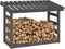 vidaXL - Haardhoutrek - 108x64,5x78 - cm - massief - grenenhout - grijs
