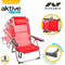 Beach Chair Color Baby 48 x 60 x 90 cm Red