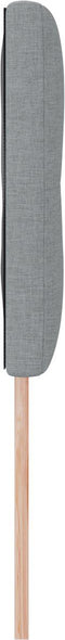 vidaXL - Hoofdbord - met - Knoppen - Lichtgrijs - 160 - cm - Stoffering