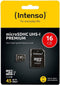 Intenso 32GB Micro SDHC - UHS-I Premium - Class 10 tot 90 MB/s - met SD adapter
