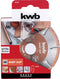 kwb 790140 Doorslijpschijf recht 115 mm 1 stuk(s) Hout, Kunststof, Koper