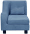 vidaXL - Hondenbank - met - kussen - 83x44x44 - cm - pluche - blauw