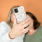 iMoshion Hoesje Geschikt voor Huawei P Smart (2021) Hoesje Siliconen - iMoshion Design hoesje - Wit / Meerkleurig / Goud / White Graphic