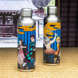 Demon Slayer - Premium Metalen Drinkfles - 450ml - Veelkleurig