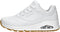 Skechers Uno - Stand On Air - Dames Sneakers - Air-Cooled Memory Foam - Wit