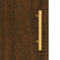 vidaXL - Hangkast - 69,5x34x90 - cm - bruin - eikenkleur