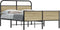 vidaXL - Bedframe - zonder - matras - bewerkt - hout - sonoma - eikenkleur - 120x200cm