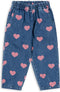 Konges Slojd Magot Frill Pants Aop Gots Jeans Meisjes - Broek - Blauw - Maat 110/116