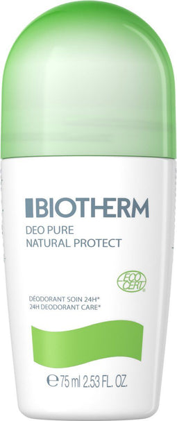 Biotherm Deo Pure Natural Protect Deodorant - Roll-On Deodorant - 24H Anti-Transpirant - Met Aloë Vera - 75ml
