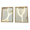 Schilderij Home ESPRIT Wit Natuurlijk Modern Scandinavisch 40 x 3,8 x 50 cm (2 Stuks)