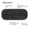 iMoshion® Powerbank 27000 mAh - Snellader & batterij-indicator - Geschikt voor o.a. iPhone & Samsung - 18 Watt - USB A, USB C & Micro USB - Zwart