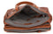 Leren Laptop Schoudertas - Kansas - Brandy Cognac