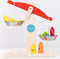 New Classic Toys® Houten Speelgoedweegschaal - Inclusief 6 Gewichtjes - Educatief Rollenspel - Multi Kleur