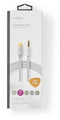Nedis CCTB65940AL10 - USB-C naar 3.5mm kabel - 100cm - Aluminium