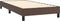 vidaXL - Bedframe - kunstleer - bruin - 90x200 - cm