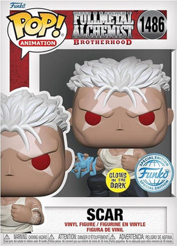 Funko Pop! - Fullmetal Alchemist: Brotherhood - Scar (Glow in the Dark) - 9,5 cm