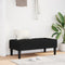 vidaXL - Zwarte - Bank - 113x57x39 - cm - Stof