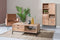 Livingfurn - Kabinetkast Oslo - 40x86x135 - Acasiahout - Bruin