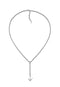 Tommy Hilfiger TJ2700921 - Dames Collier - Y-collier met Anker Hanger - Zilverkleurig
