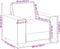 vidaXL - Stoel - in - Linnen - 59 - cm