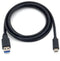 Equip 128344 - USB A naar USB Type C Oplaadkabel - 5Gbps overdrachtssnelheid - Zwart