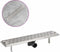 vidaXL - Douchegoot - rechthoekig - 630x140 - mm - roestvrij - staal