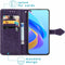 iMoshion Hoesje Geschikt voor Oppo A76 (4G) Hoesje Met Pasjeshouder - iMoshion Mandala Bookcase - Paars